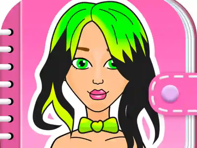 Gêm DIY Paper Doll ar-lein