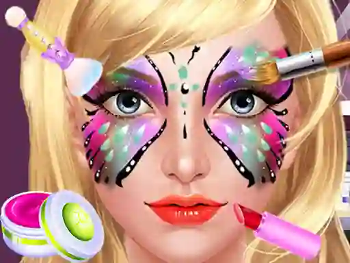 Gêm Face Paint Salon ar-lein
