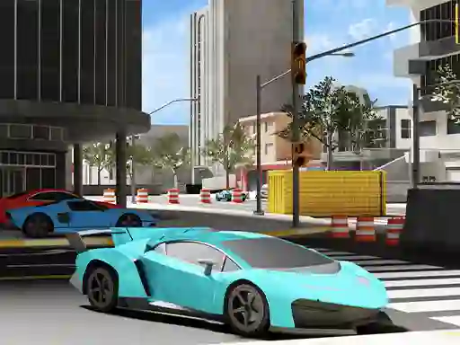 Gêm Extreme Car Driving Parking ar-lein