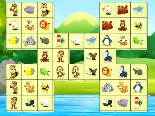Gêm Animals Connect ar-lein