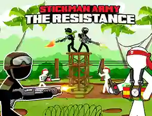Gêm Stickman Army: The Resistance ar-lein