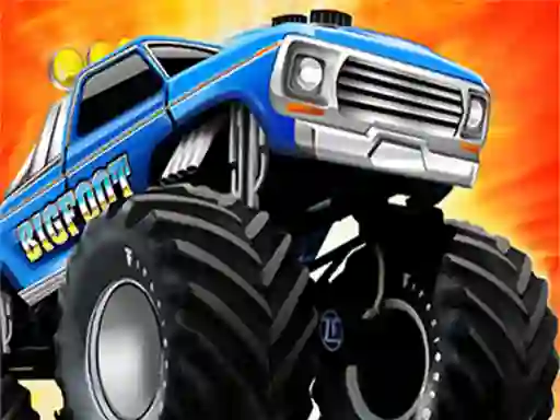 Gêm Monster Truck Difference ar-lein