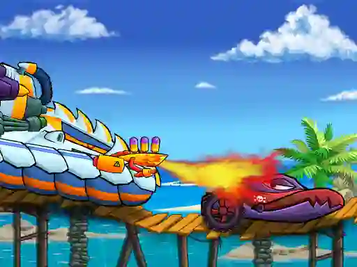 Gêm Car Eats Car Sea Adventure ar-lein