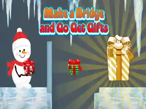 Gêm Make a Bridge and Go Get Gifts ar-lein