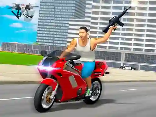 Gêm Open World Crime City Shooting ar-lein