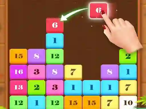 Gêm Numbers Merge ar-lein