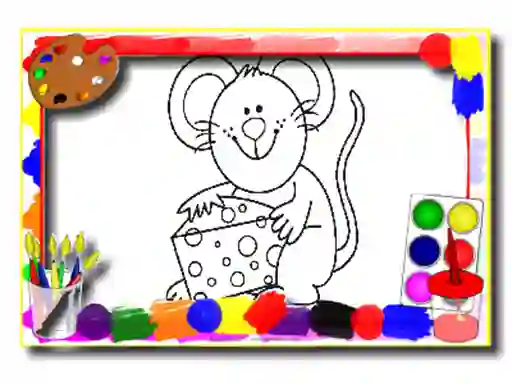Gêm Kids Cartoon Coloring Book ar-lein