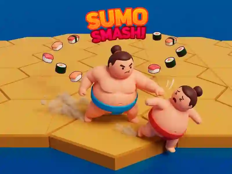 Gêm Sumo Smash! ar-lein