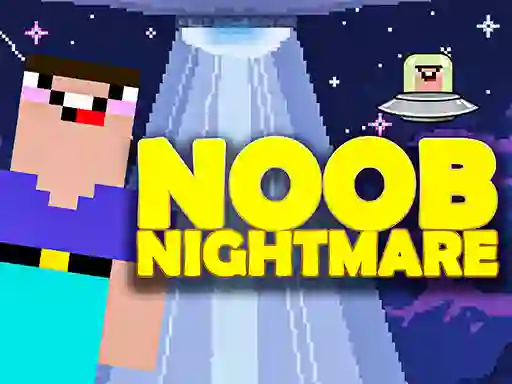 Gêm Noob Nightmare Arcade ar-lein
