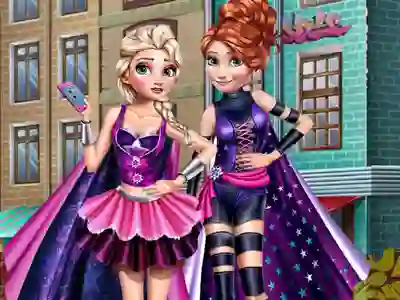 Gêm Superhero Spring Princess Dress Up ar-lein