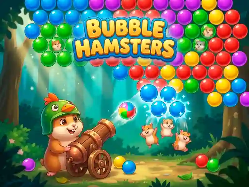 Gêm Bubble Hamsters ar-lein