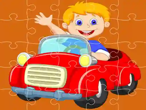 Gêm Pedal Cars Jigsaw ar-lein