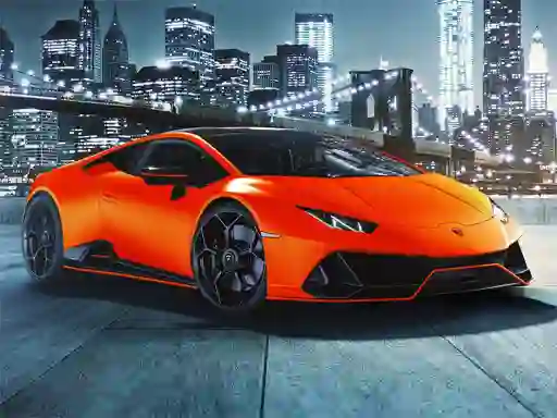 Gêm Lamborghini Huracan Evo Puzzle ar-lein