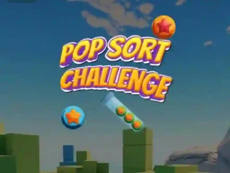 Gêm Pop Sort Challenge ar-lein