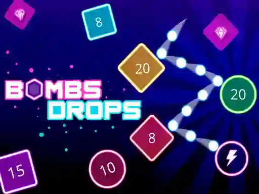 Gêm Bombs Drops ar-lein