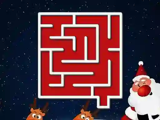 Gêm Christmas Maze ar-lein