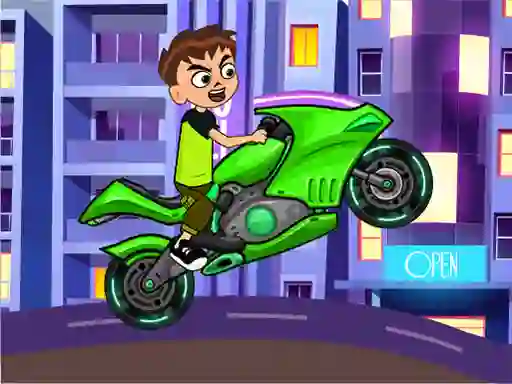 Gêm Ben 10 Racer punk ar-lein