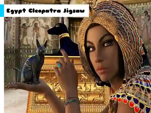 Gêm Egypt Cleopatra Jigsaw ar-lein