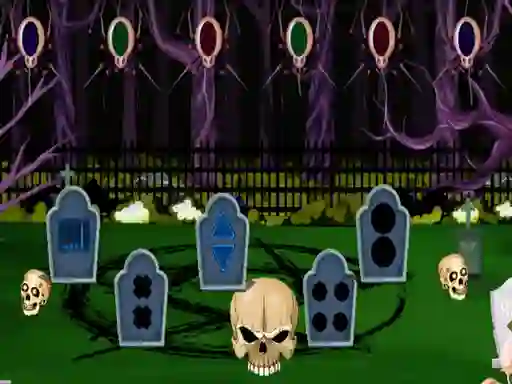 Gêm Dark Cemetery Escape ar-lein