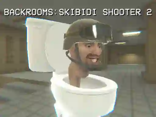 Gêm Backrooms: Skibidi Shooter 2 ar-lein