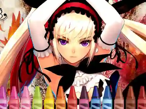 Gêm 4GameGround Anime Manga Coloring ar-lein