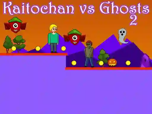 Gêm Kaitochan vs Ghosts 2 ar-lein