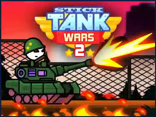 Gêm Stick Tank Wars 2 ar-lein