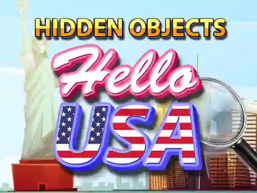 Gêm Hidden Objects Hello USA ar-lein