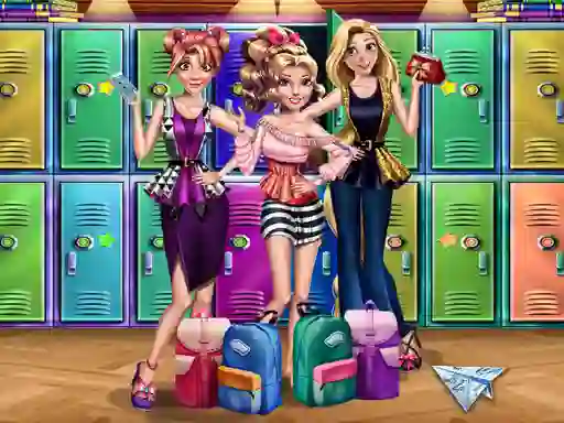 Gêm Princess Back To School ar-lein