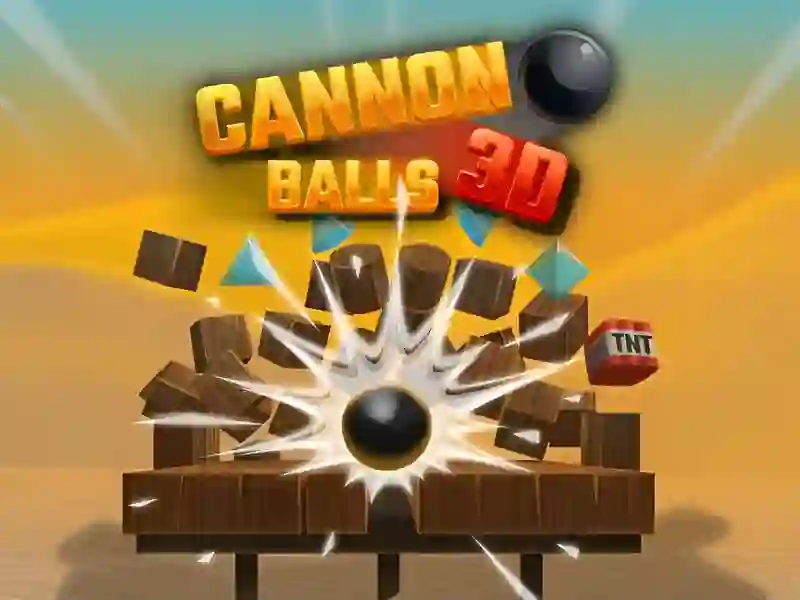 Gêm Cannon Balls 3D ar-lein