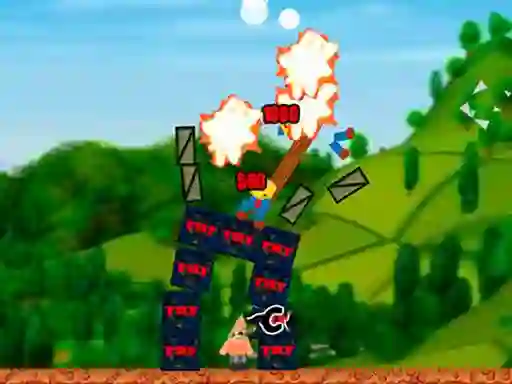 Gêm Destroy the Village ar-lein
