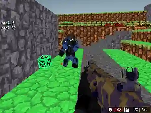 Gêm Blocky Wars Advanced Combat Swat Multiplayer ar-lein