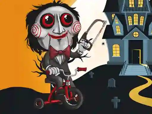 Gêm Scary Faces Jigsaw ar-lein