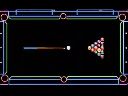 Gêm Billiard Neon ar-lein