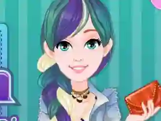 Gêm Denim Hairstyles ar-lein
