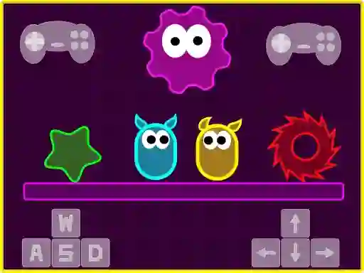 Gêm Neon Slimes ar-lein