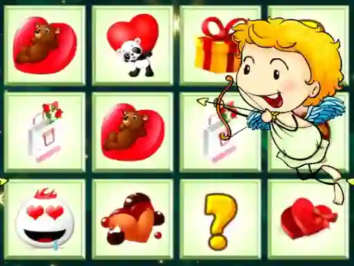 Gêm Valentines Cards Match ar-lein