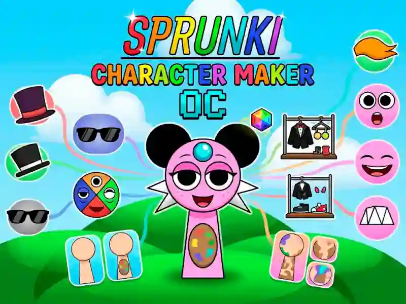 Gêm Sprunki Character Maker OC ar-lein