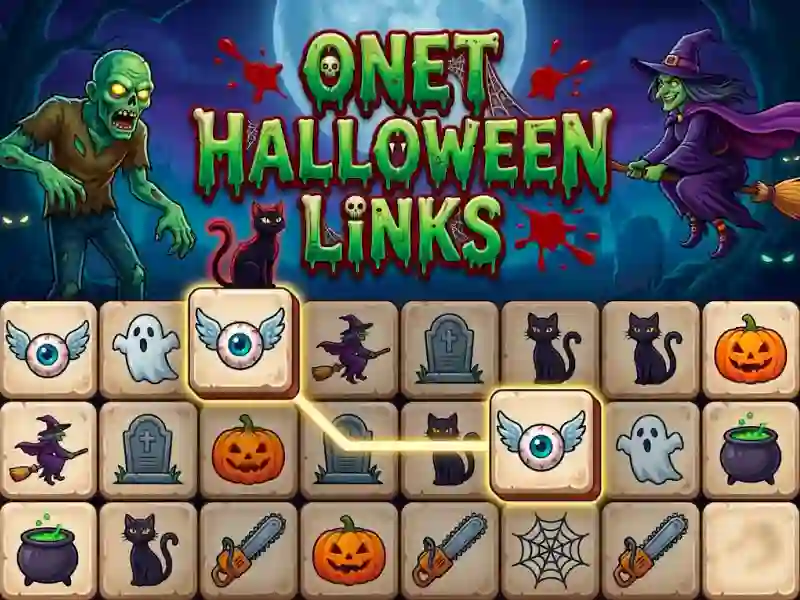 Gêm ONet Halloween Links ar-lein