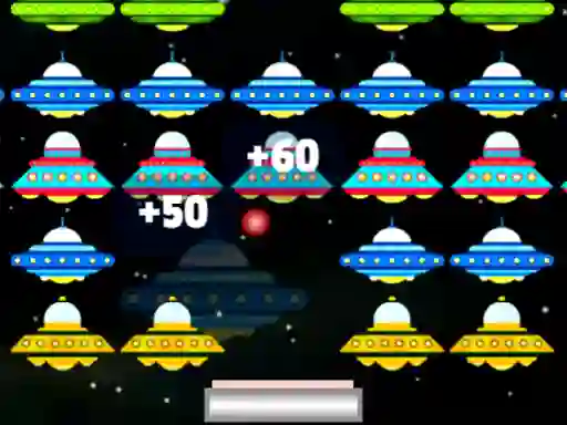 Gêm UFO arkanoid deluxe ar-lein