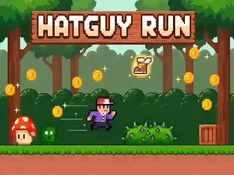 Gêm Hatguy Run ar-lein