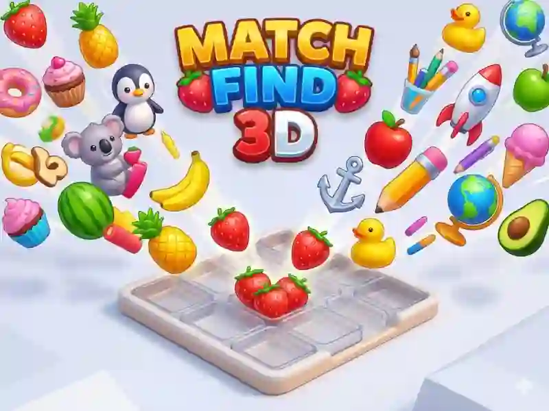 Gêm Match Find 3D ar-lein