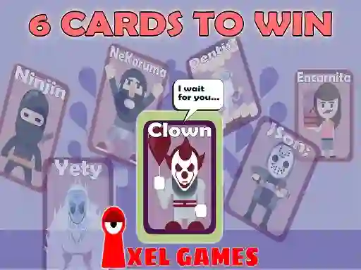 Gêm 6 Cards To Win ar-lein