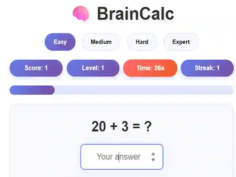 Gêm BrainCalc ar-lein