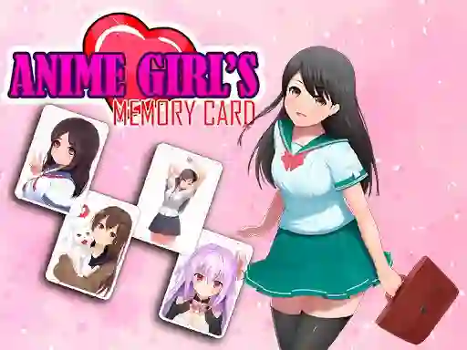 Gêm Anime Girls Memory Card ar-lein