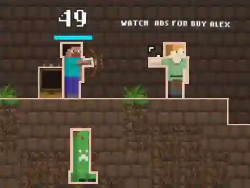 Gêm Minecraft Wars ar-lein