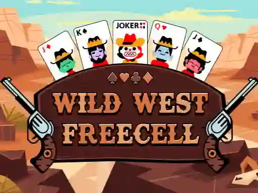Gêm Wild West Freecell ar-lein