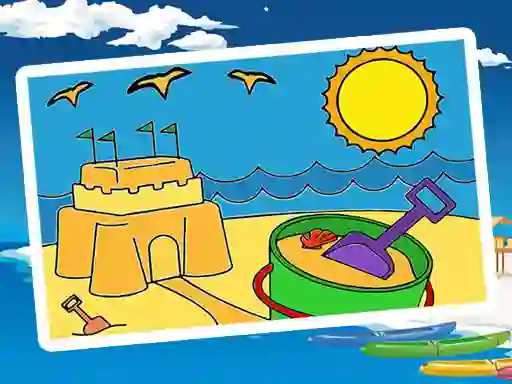 Gêm Summer Coloring Pages ar-lein