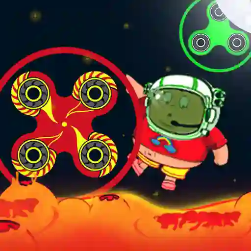 Gêm Spinner Astro the Floor is Lava ar-lein