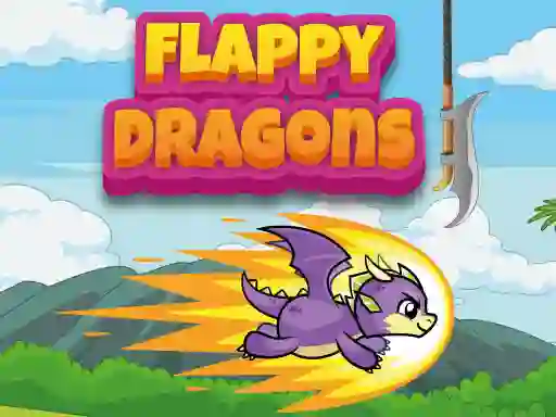 Gêm Flappy Dragons ar-lein